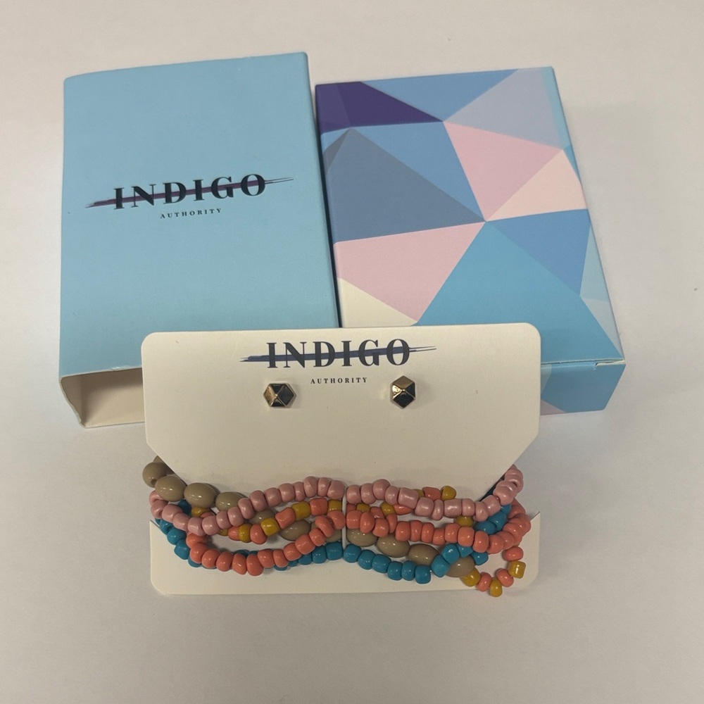 Indigo Colorful Beaded Bracelet Collection